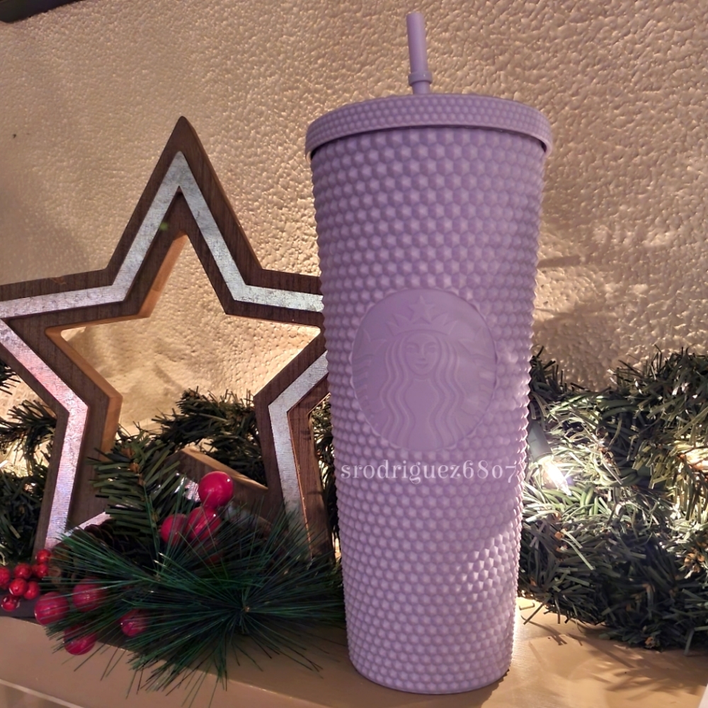 💜NEW💜Starbucks Venti Lilac Studded Cup